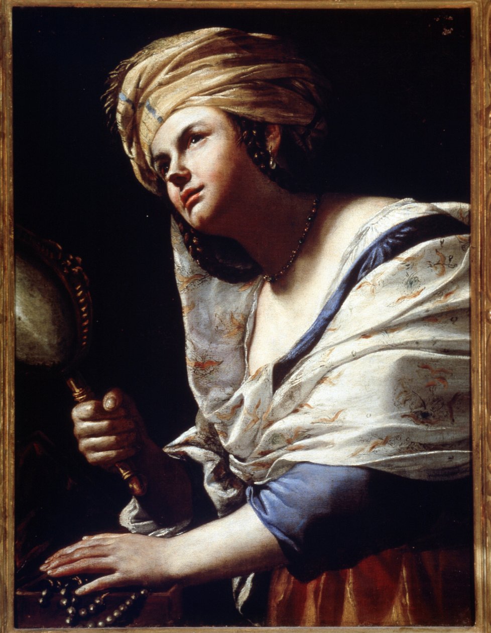 Vanite. Vanitas (Marnost). Peinture de Mattia Preti Kalábrijský rytíř (1613-1699) od Mattia Preti