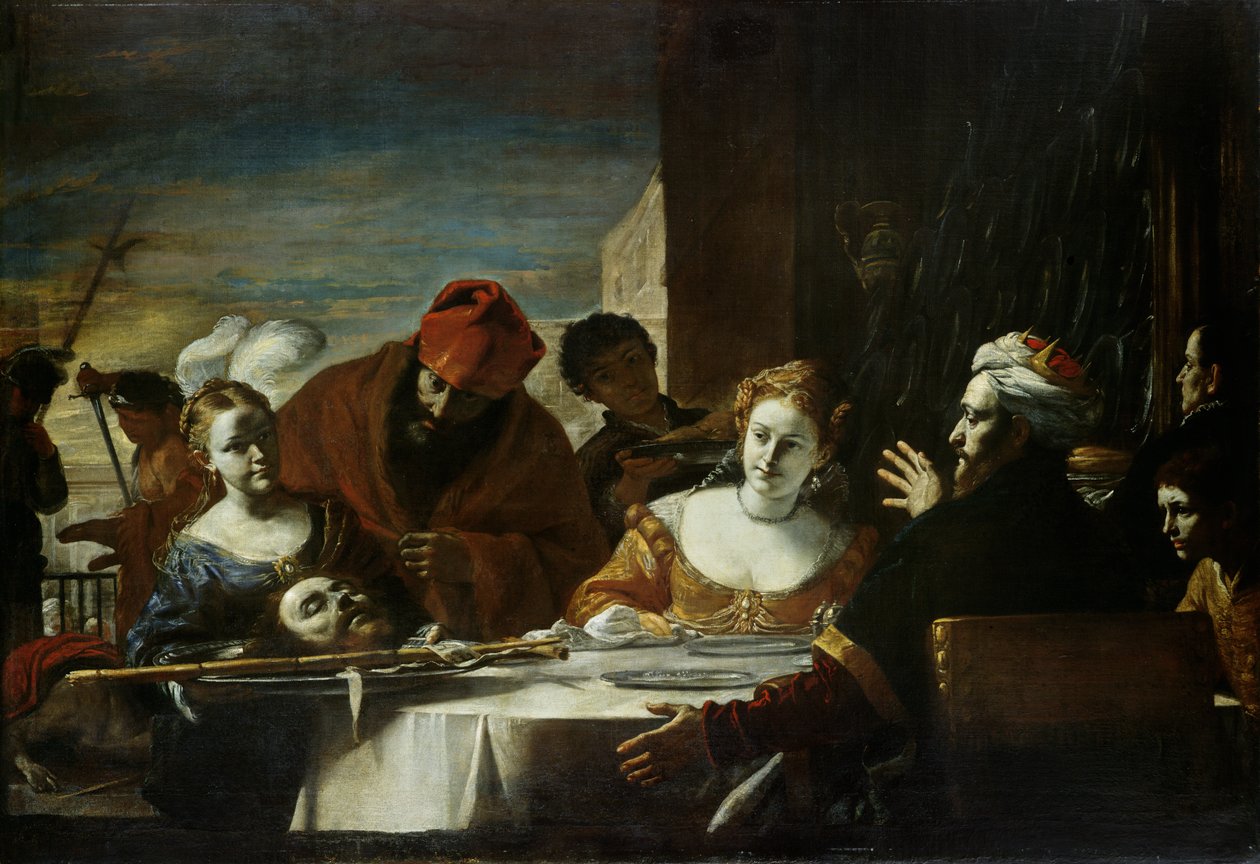 Herodův svátek od Mattia (1613 99) Preti