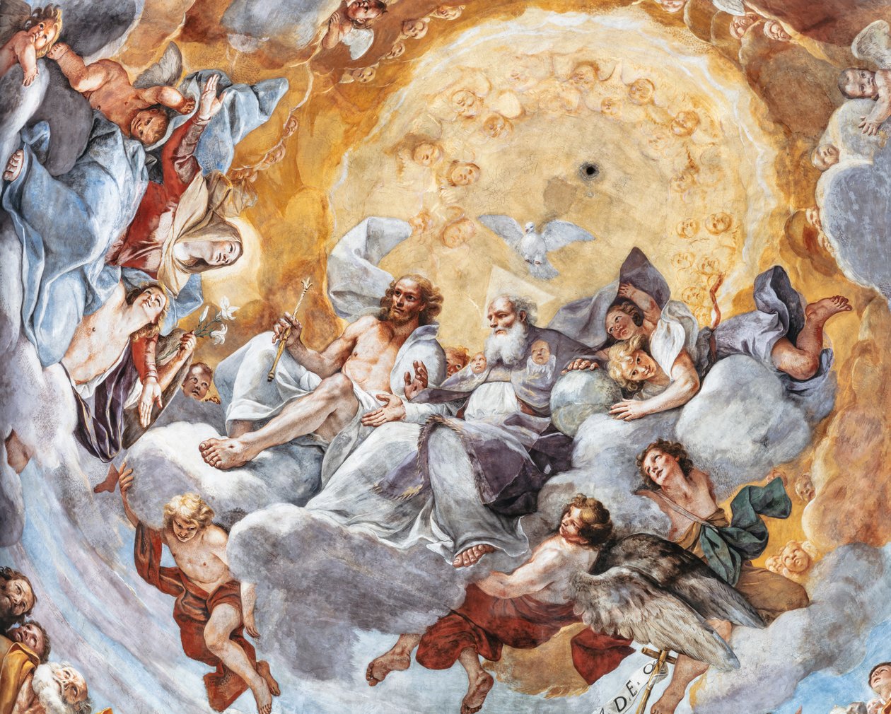 Paradise, detail od Mattia (1613 99) Preti