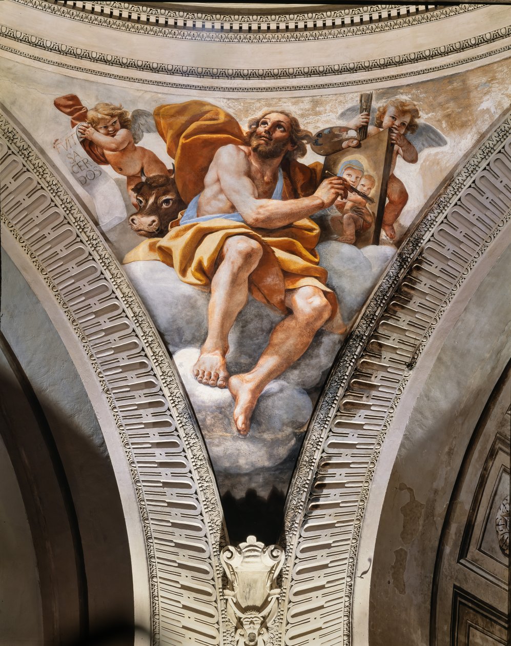 Svatý Lukáš Evangelista od Mattia (1613 99) Preti