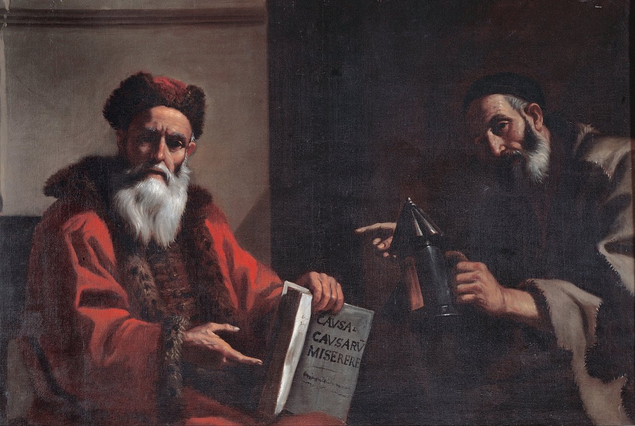 Diogenes a Platón, 1649 od Mattia Preti