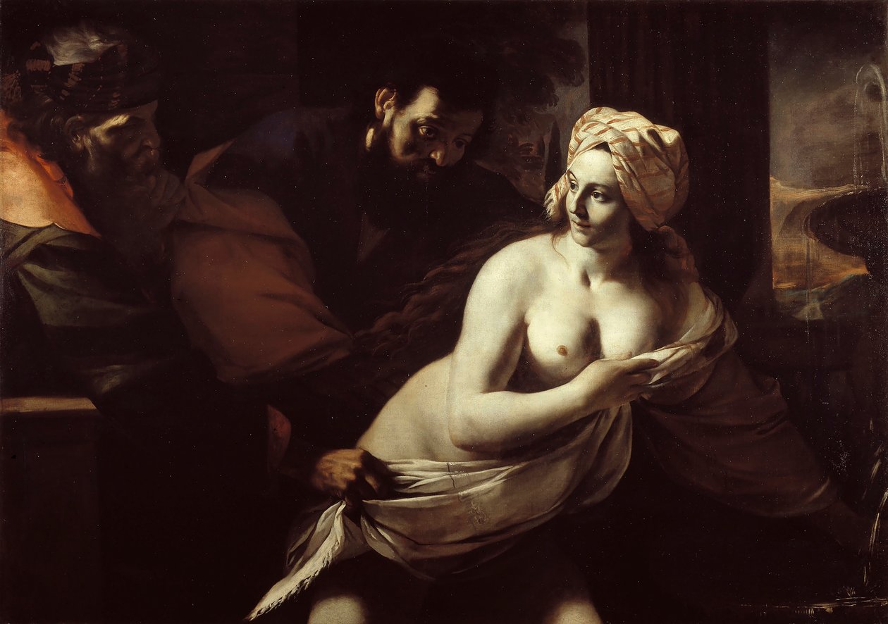 Susanna a starší, 17. století. od Mattia Preti