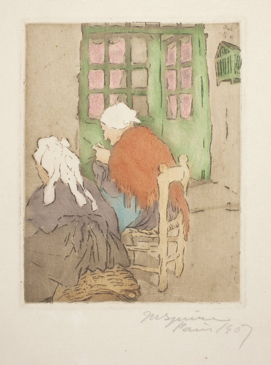 La Porte Verte (Zelené dveře) (Pletení) od Maud Hunt Squire