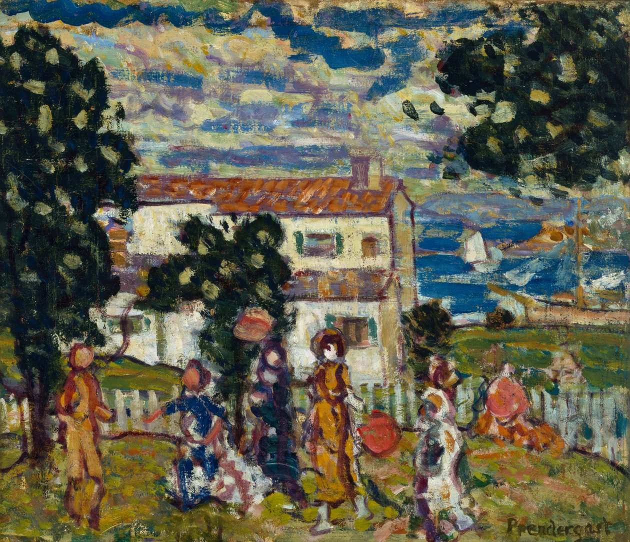 Vesnice Nové Anglie, 1912-14 od Maurice Brazil Prendergast
