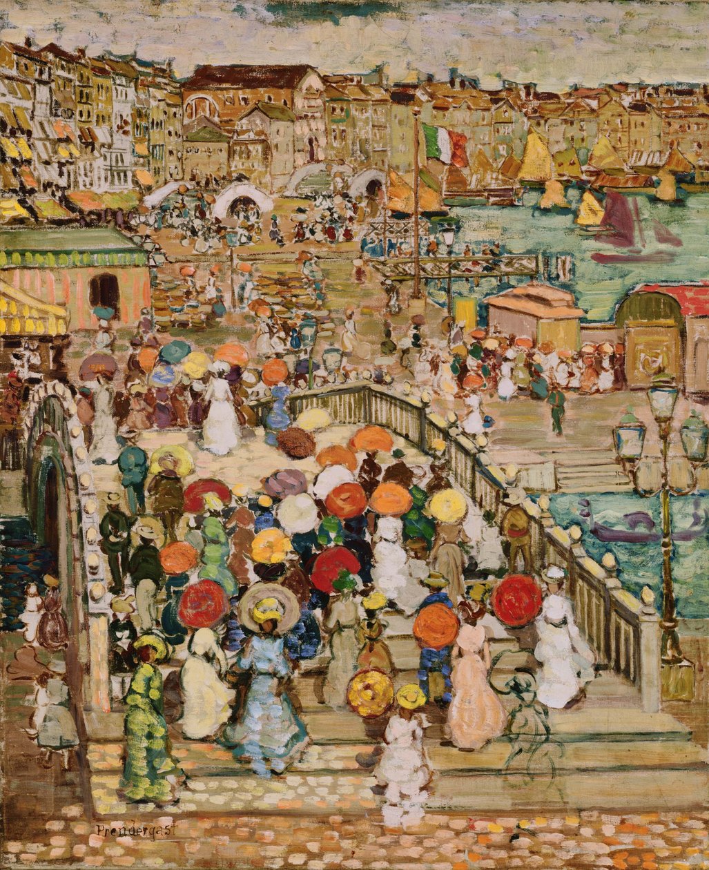 Ponte della Paglia od Maurice Brazil Prendergast