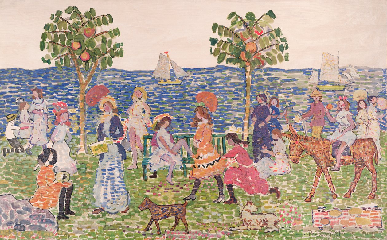 Promenáda, 191415 od Maurice Brazil Prendergast