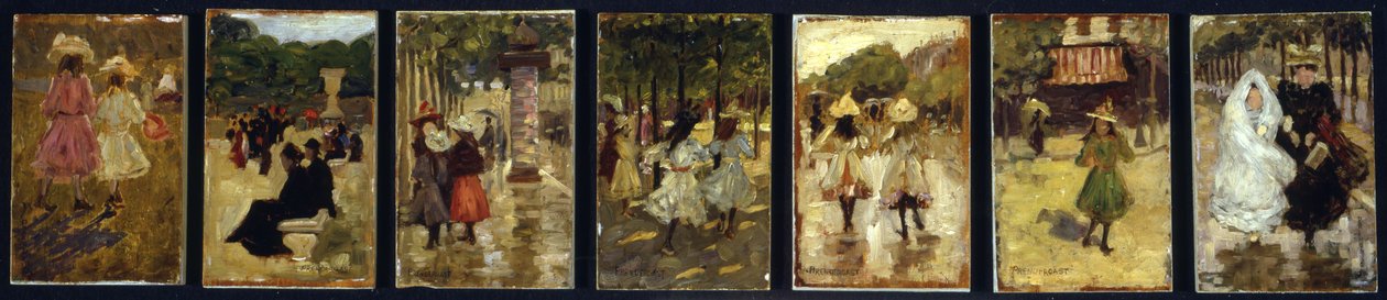 Skici v Paříži, c.1892-94 od Maurice Brazil Prendergast