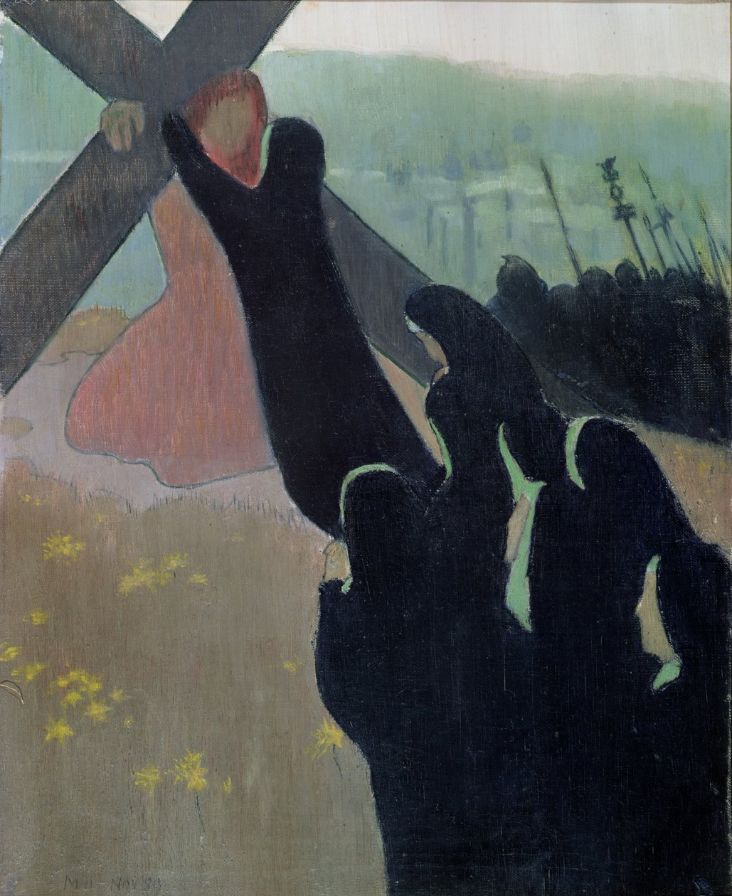 Kalvárie aneb Cesta na Kalvárii, 1889 od Maurice Denis