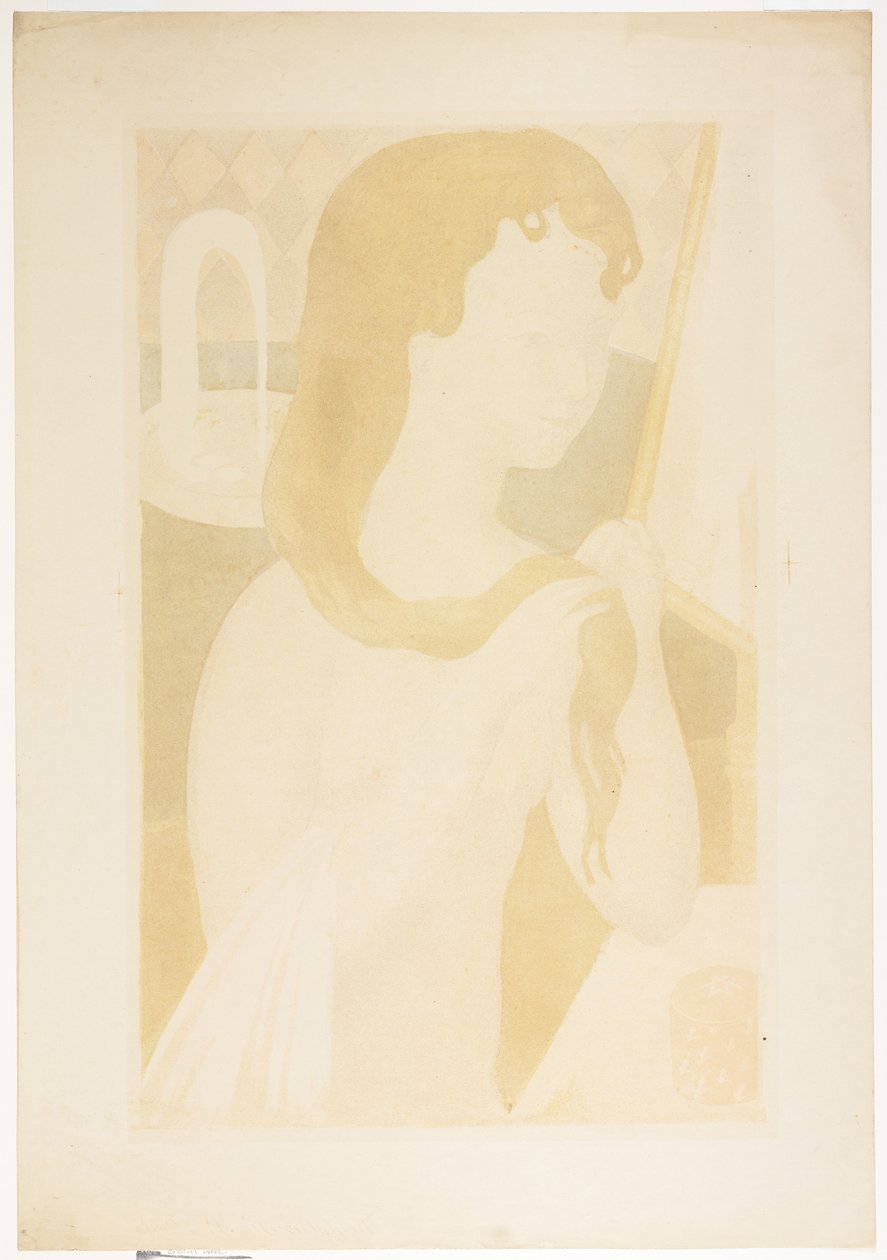 Mladá dívka na toaletě, 1895 od Maurice Denis