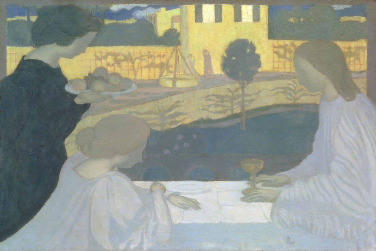 Marta a Marie, 1896 (viz 183457) od Maurice Denis