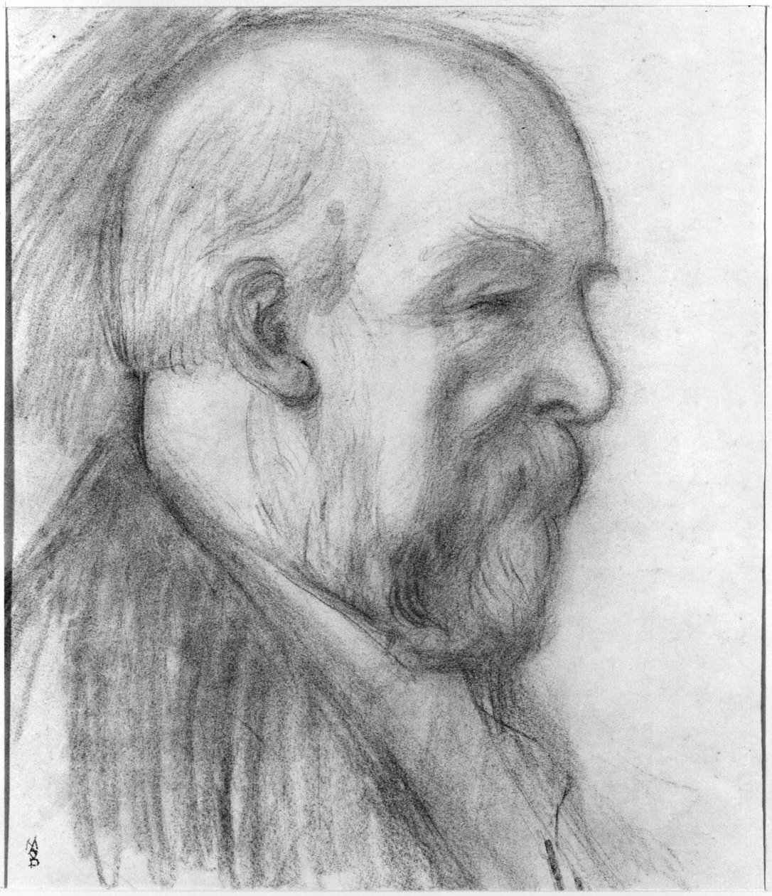 Odilon Redon (1840-1916) 1899 (dřevěné uhlí) od Maurice Denis