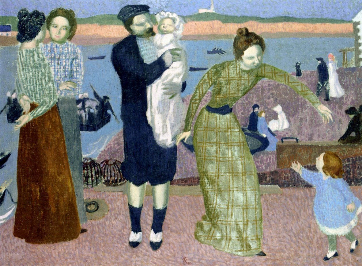 Pařížané u moře, 1899 od Maurice Denis