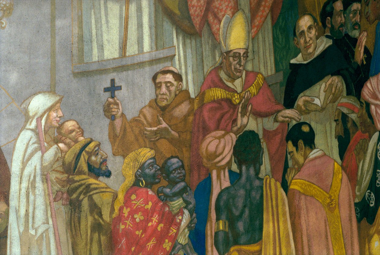 Letnice, detail, z apsidy kostela, 1934 (viz také 83802 a 252658) od Maurice Denis