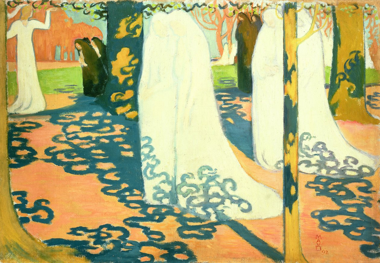Průvod pod stromy, 1892 od Maurice Denis