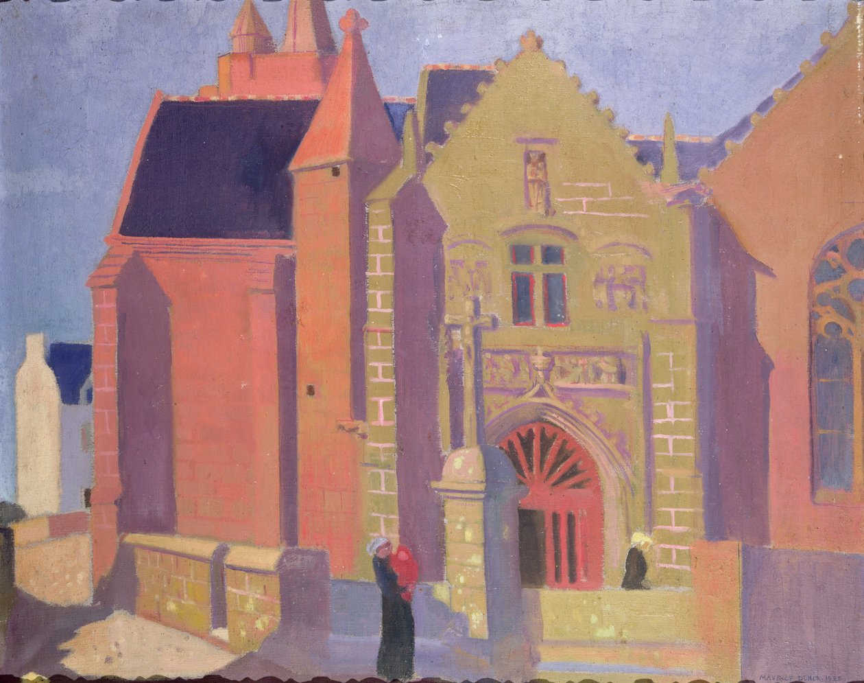 Kostel Notre-Dame de la Clarte v Perros-Guirac, 1923 od Maurice Denis