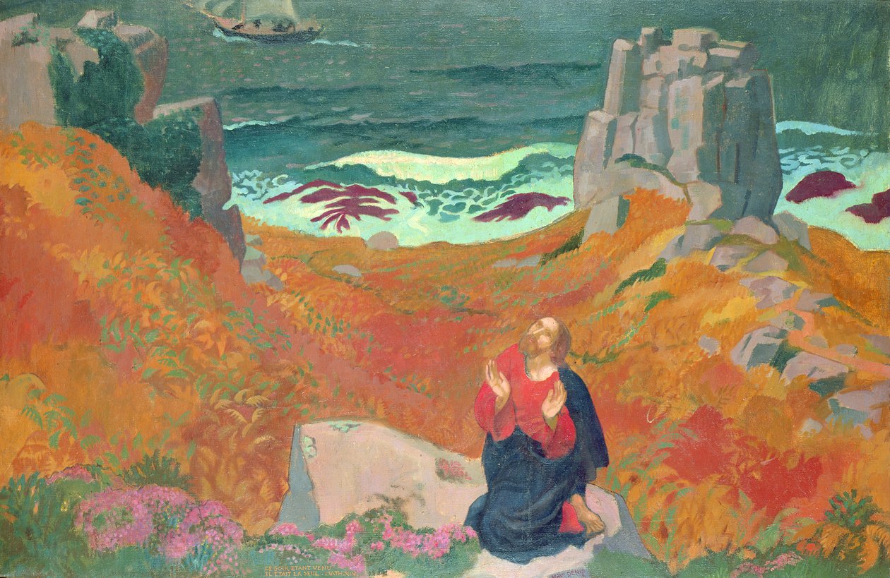 Osamělost Krista, 1918 od Maurice Denis