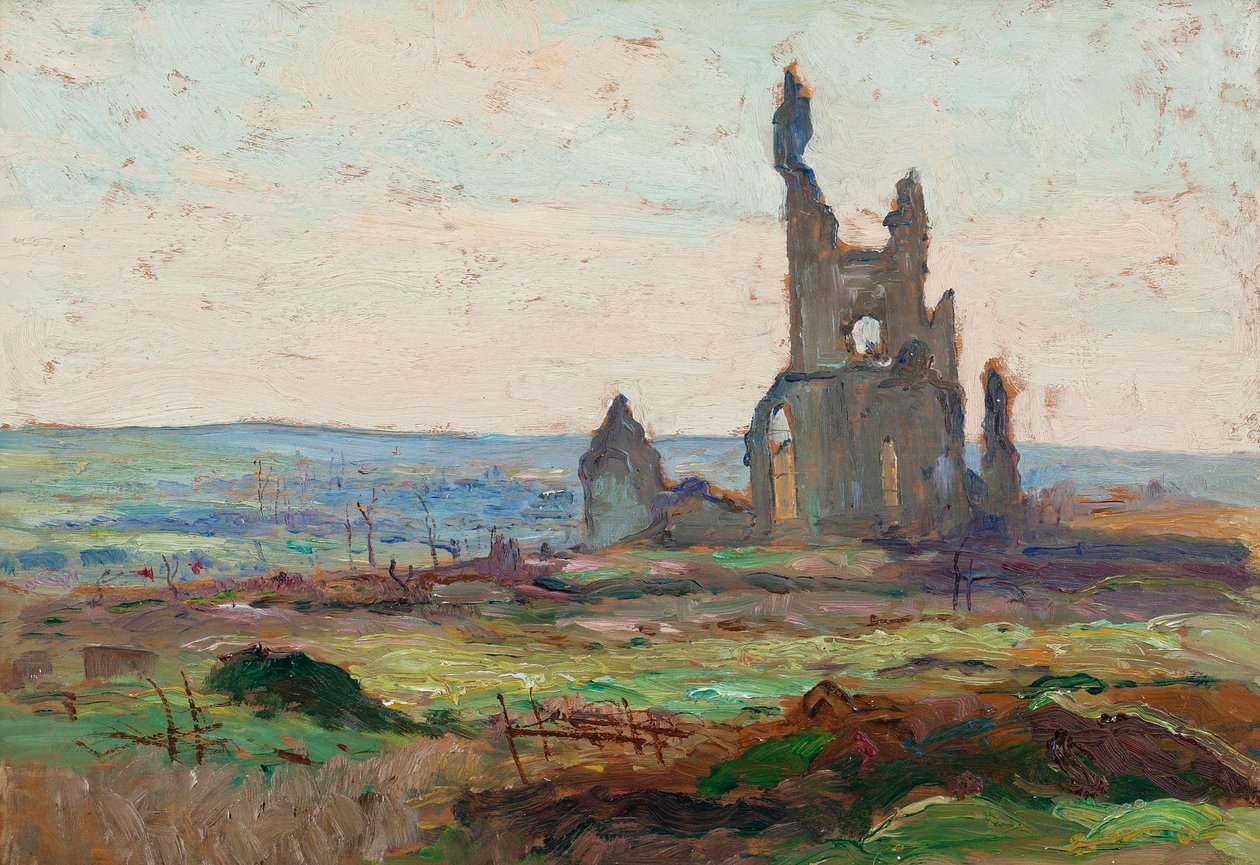 Ablain, Svatý Nazaire od Maurice Galbraith Cullen