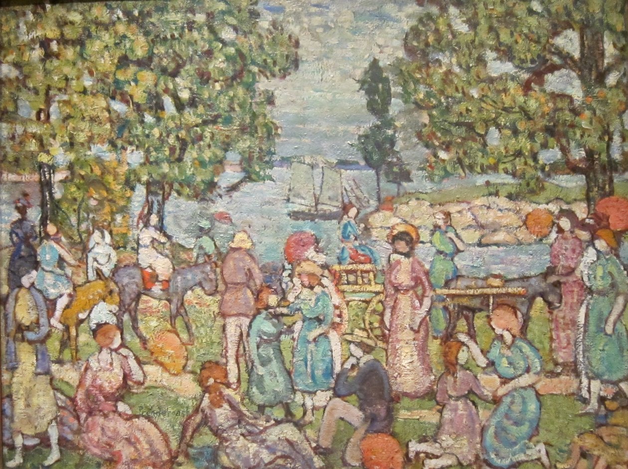 Na pláži, č. 3nDeutsch: Am Strand, Nr. 3n od Maurice Brazil Prendergast