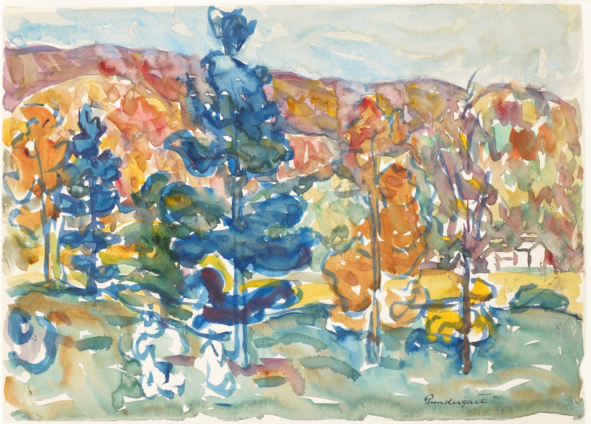Podzim od Maurice Brazil Prendergast