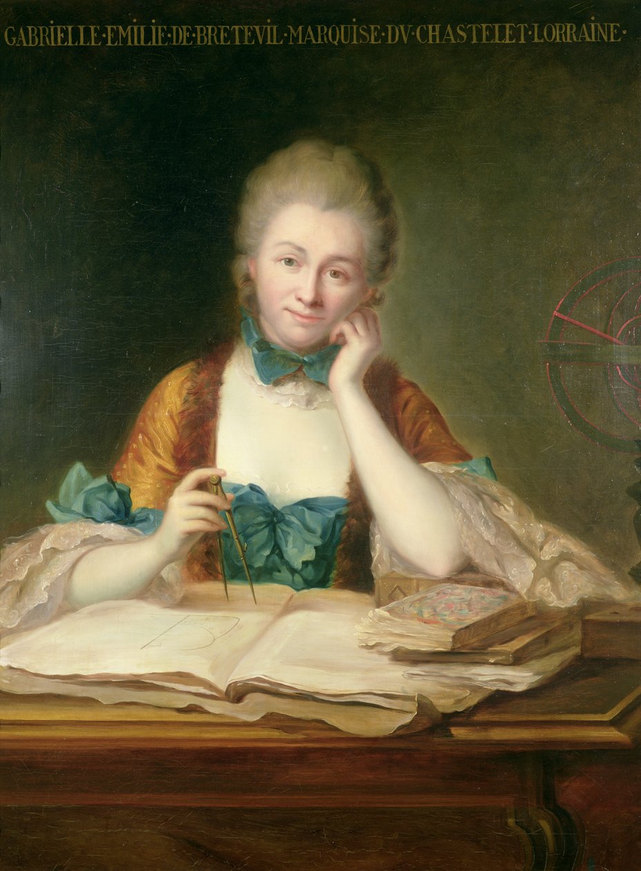 Madame du Chatelet-Lomont od Maurice Quentin de La Tour