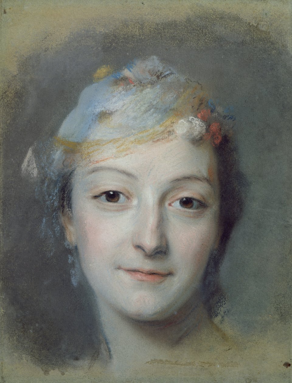 Portrét Marie Fel (1713-78) 1757 (pastel na papíře) od Maurice Quentin de La Tour