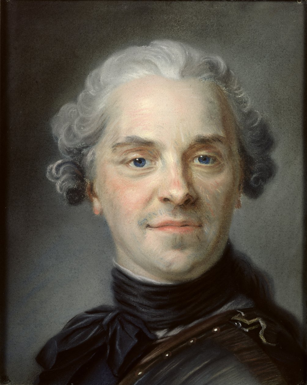 Portrét Maurice, hraběte ze Saxe (1696-1750) 1747 (pastel) od Maurice Quentin de La Tour