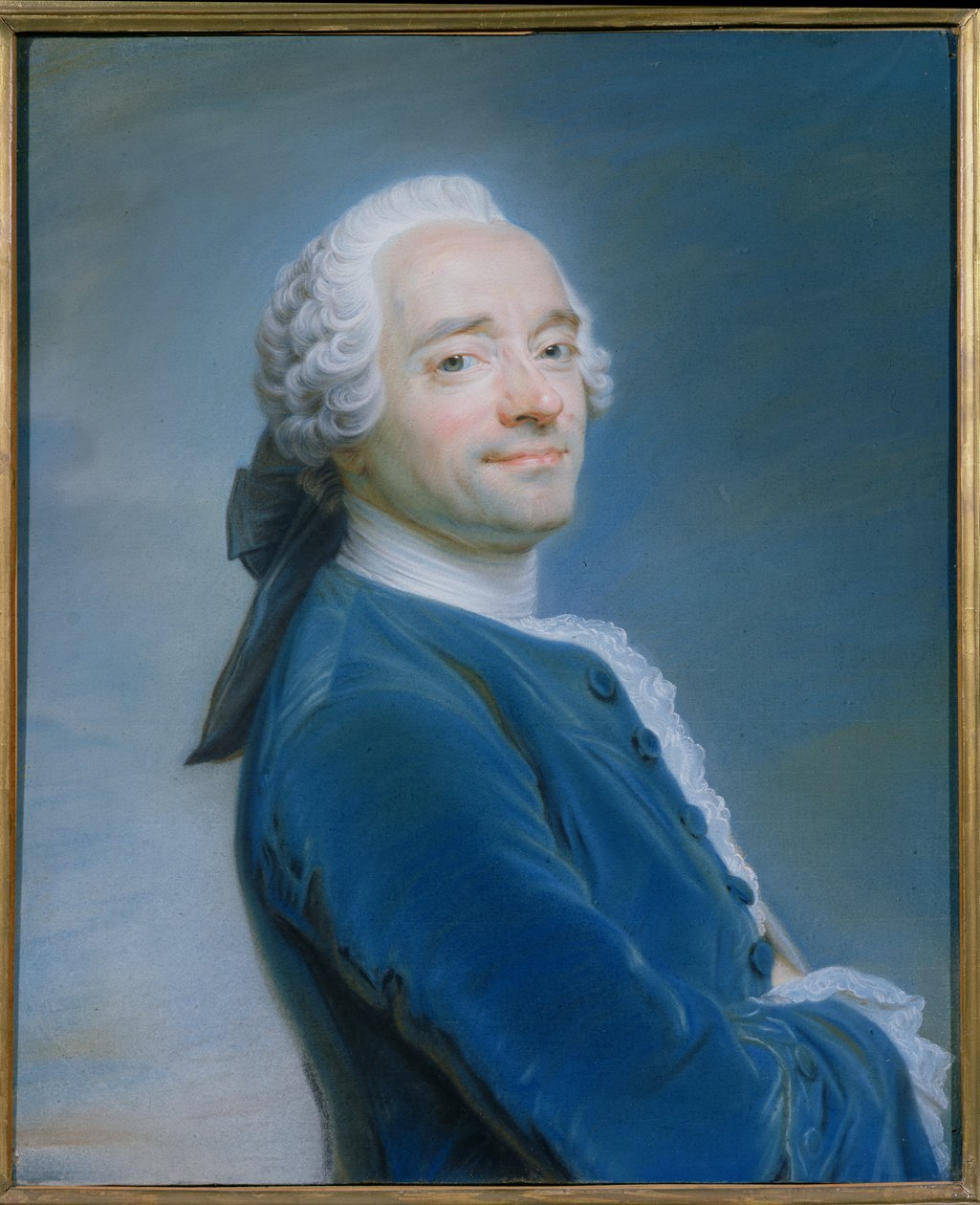 Autoportrét (pastel) od Maurice Quentin de La Tour