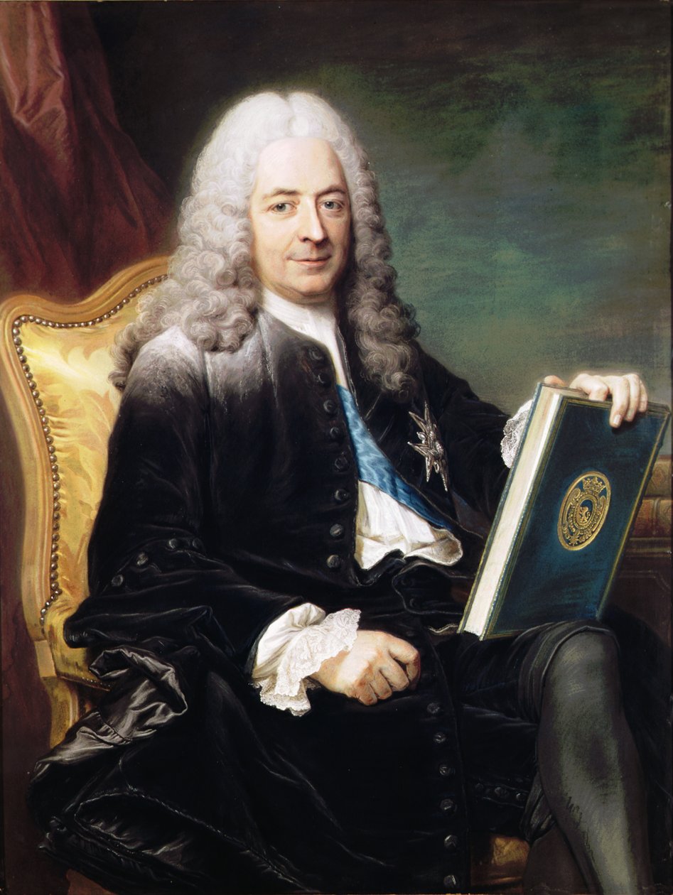 Portrét Philiberta Orryho (1689-1747) hraběte z Vignory od Maurice Quentin de La Tour
