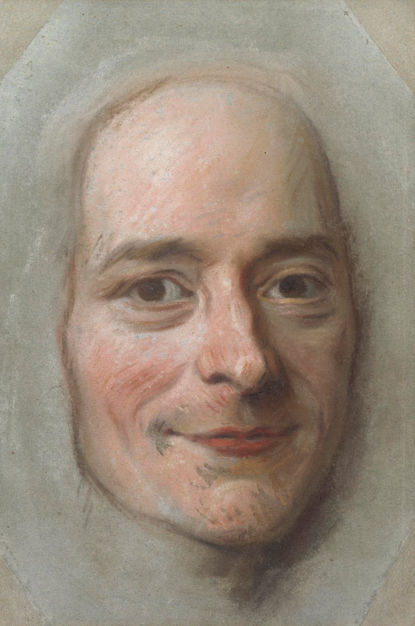 Portrét Voltaira, kolem roku 1750 od Maurice Quentin de La Tour