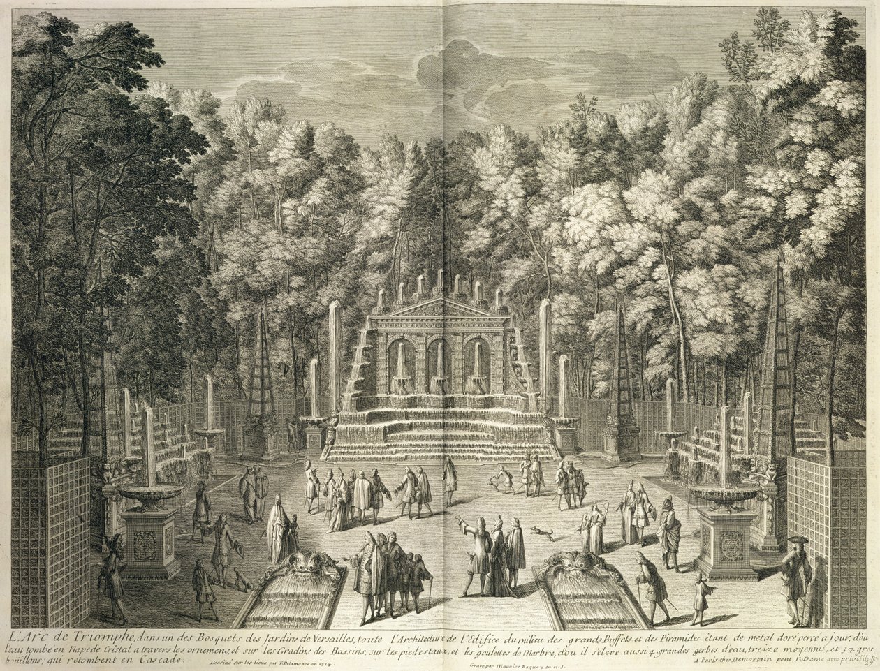 Arc de Triomphe, Versailles od Maurice Baquoy