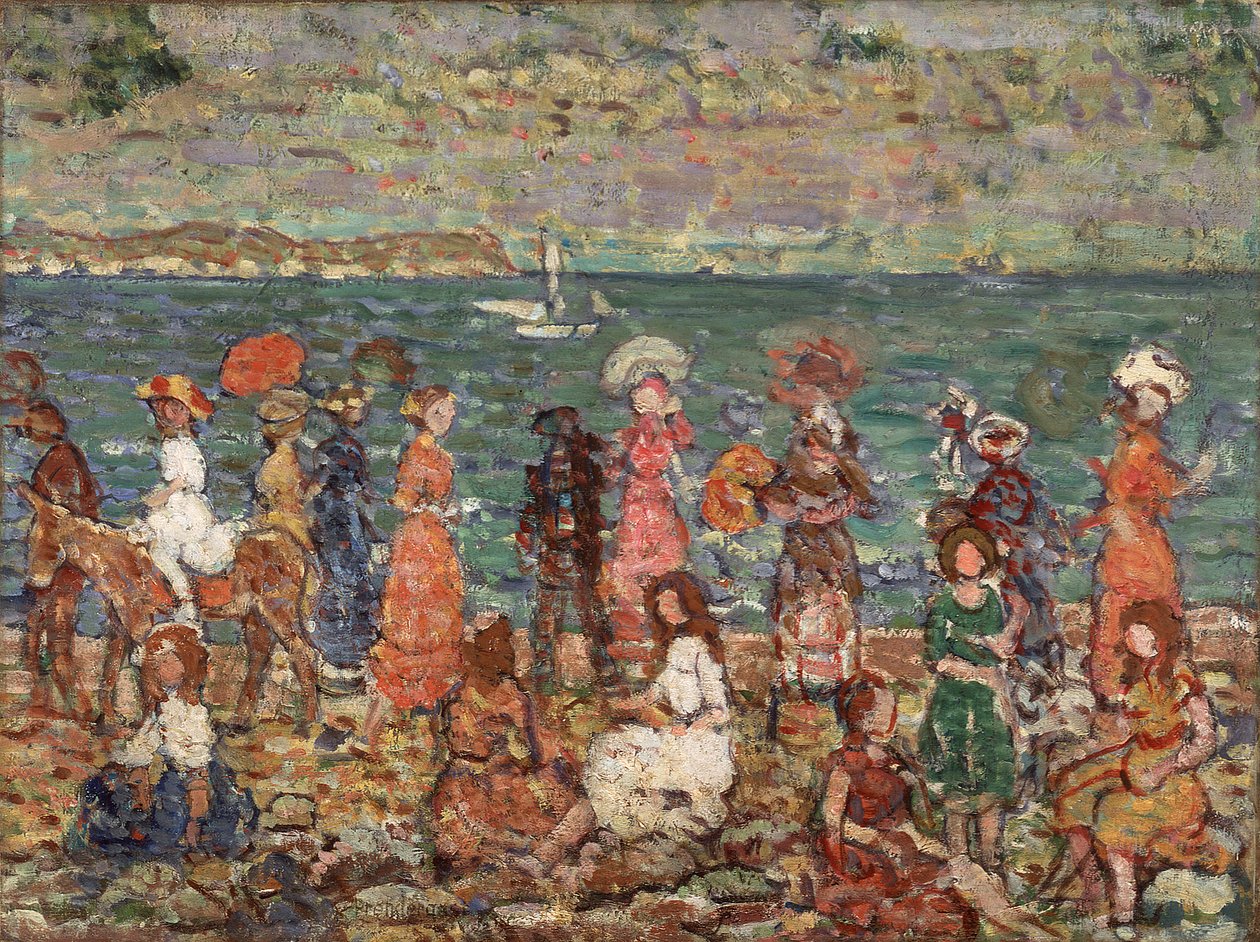 Mořské pobřeží od Maurice Brazil Prendergast