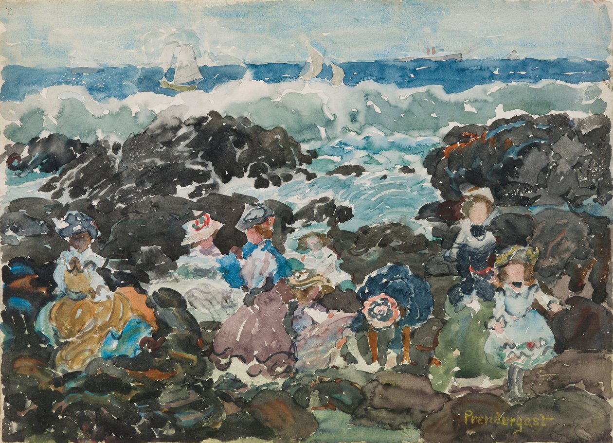 Surfujte, Cohasset od Maurice Brazil Prendergast