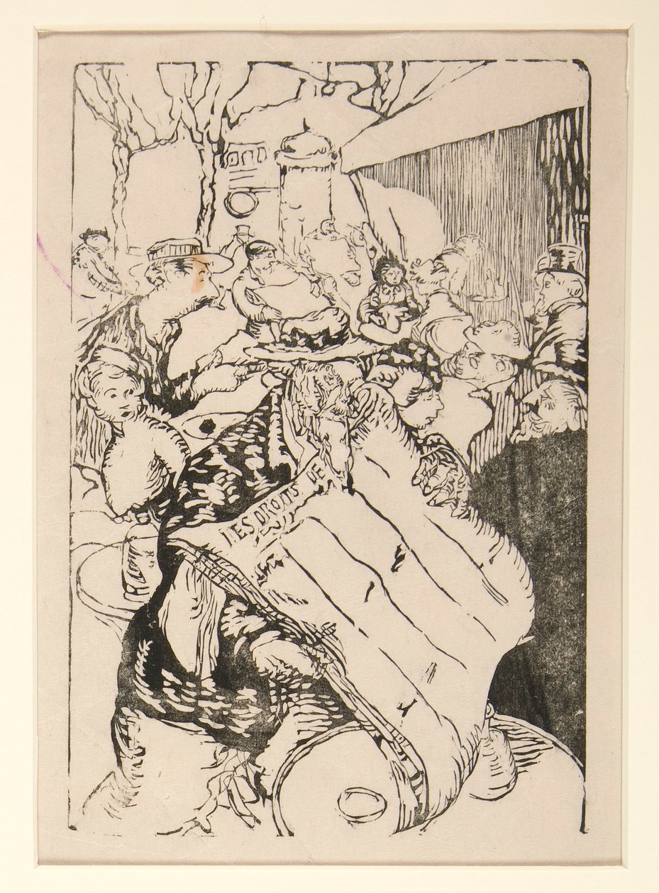 Pouliční prodavači z La Pensee, Les Boulevards, p. 45 od Maurice Delcourt