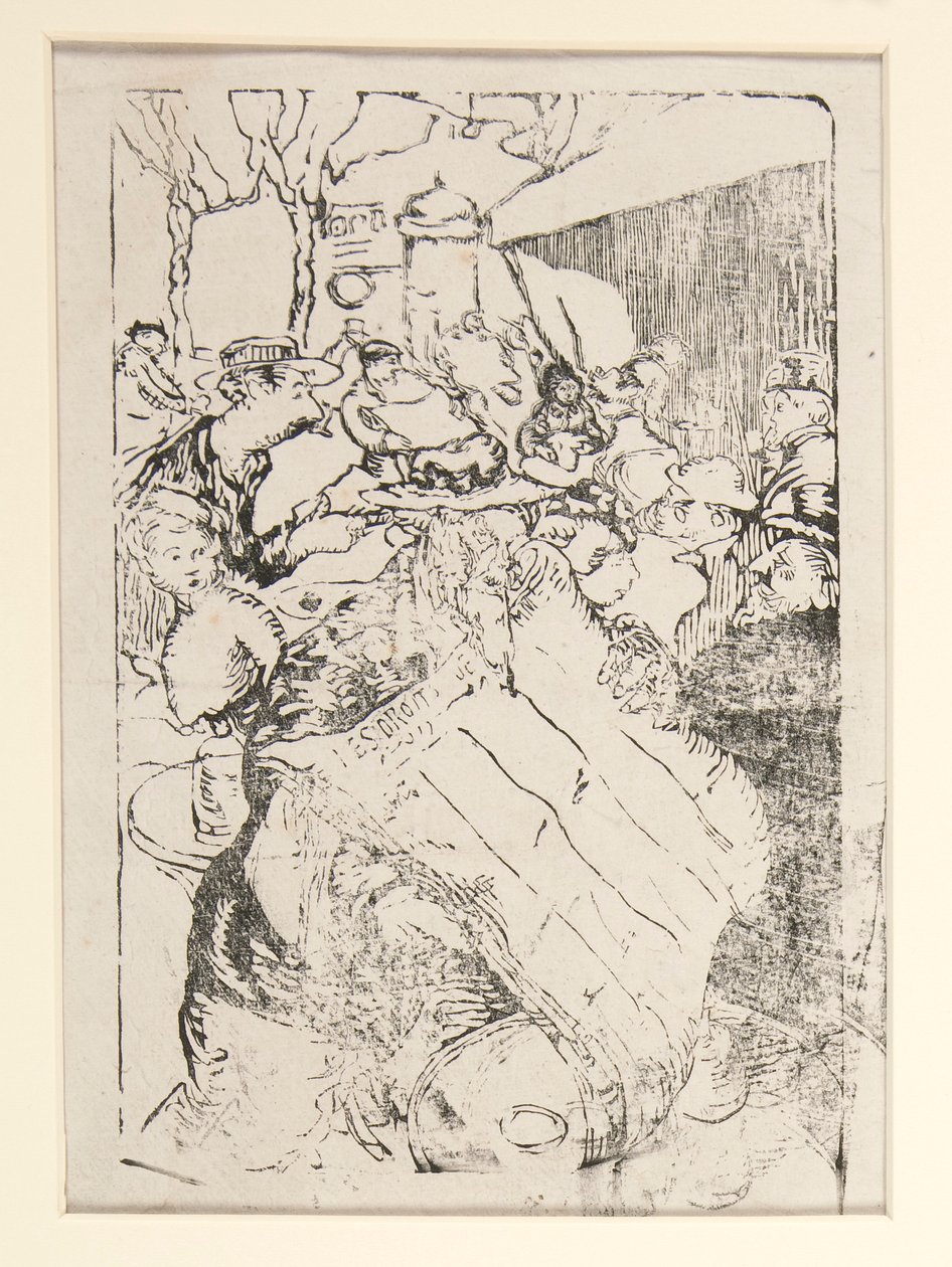 Pouliční prodavači z La Pensee, Les Boulevards, p. 45 od Maurice Delcourt