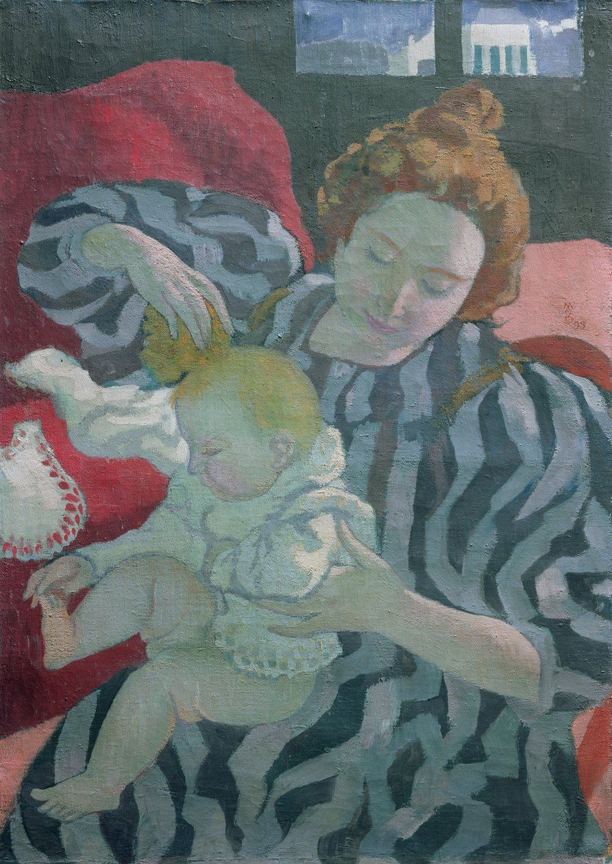 Matka myje své dítě, 1895 od Maurice Denis
