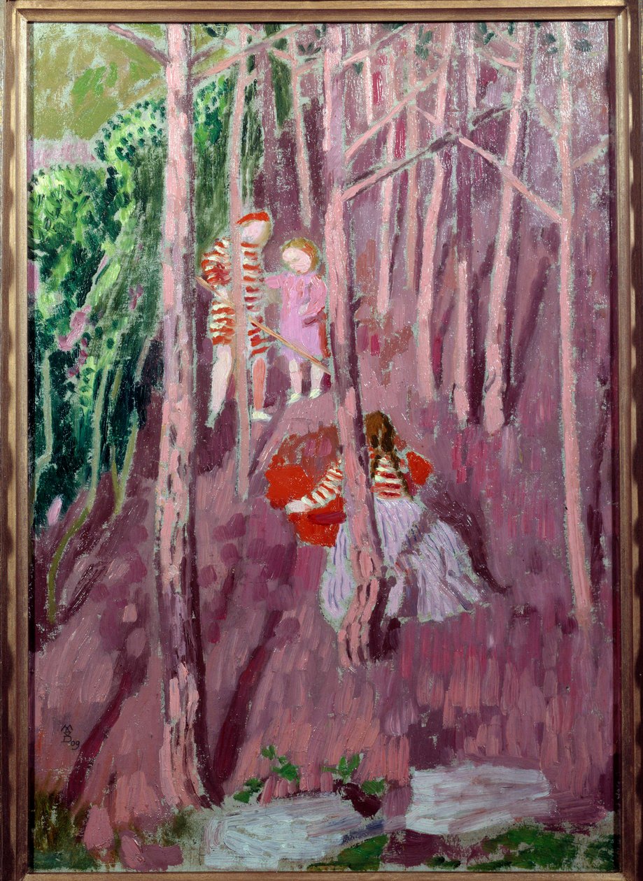 Děti v lese Silencio od Maurice Denis
