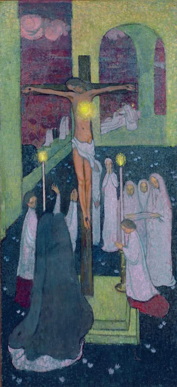 Ukřižované Nejsvětější Srdce, 1894 od Maurice Denis