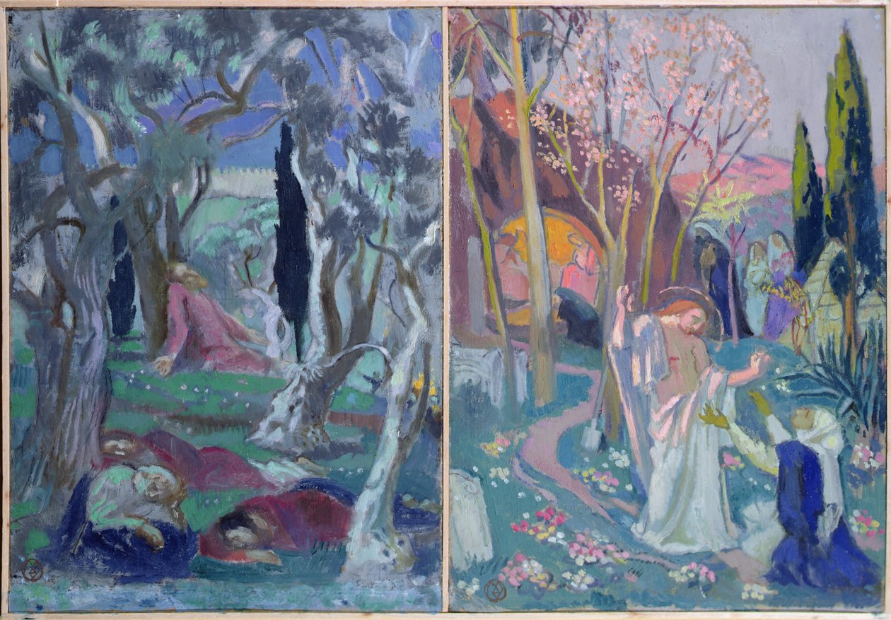 Olivová zahrada, Kristus se zjevuje Marii Magdaleně od Maurice Denis
