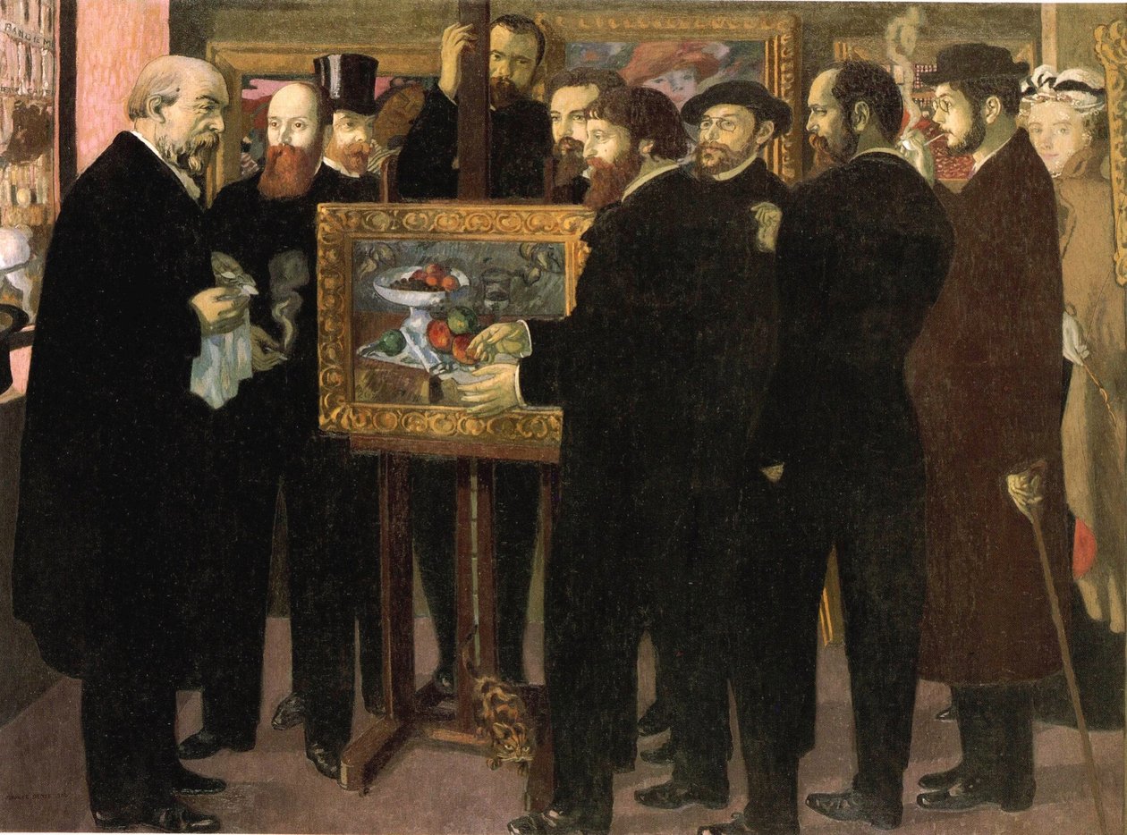 Pocta Cézannovi, 1900 od Maurice Denis