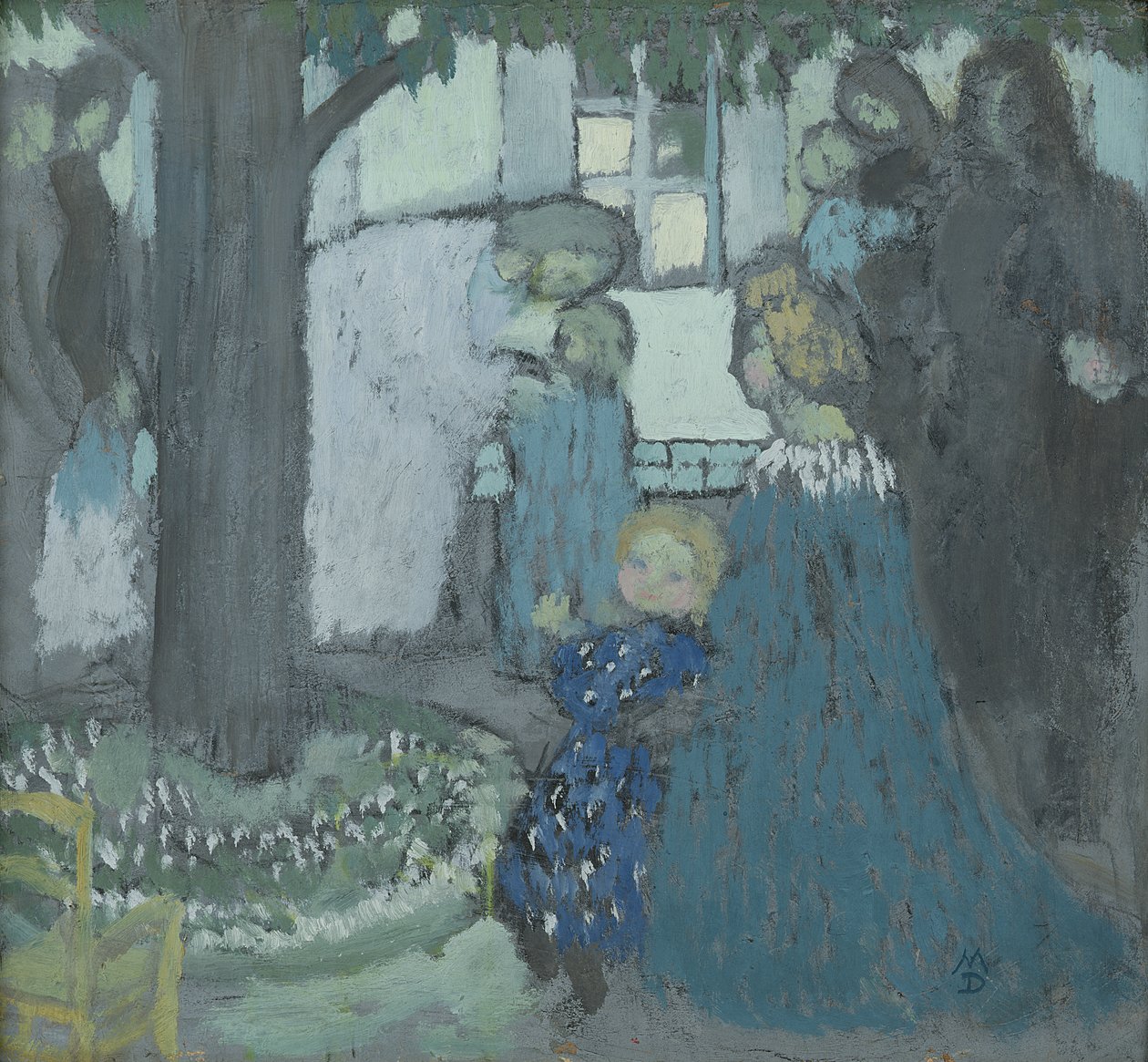 Nechte mě přijít na první nápad, kolem roku 1899 (olej na kartě) od Maurice Denis
