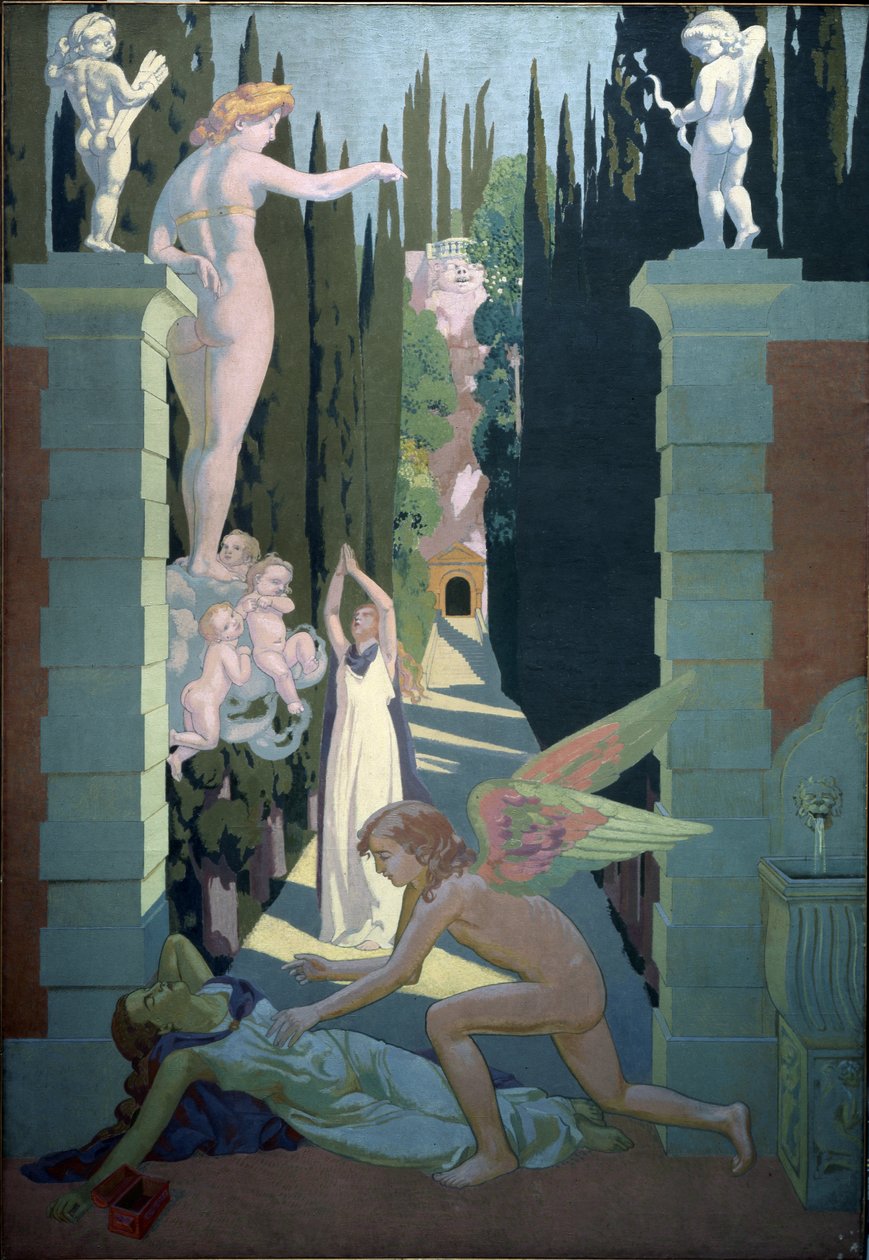 Příběh Psyché (Panel 4: Venušina pomsta). Obraz Maurice Denise (1870-1943) od Maurice Denis