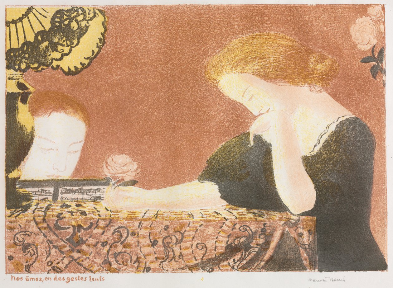 Love: Our Souls, in Slight Gestures, 1892-1898 publikováno 1911. od Maurice Denis