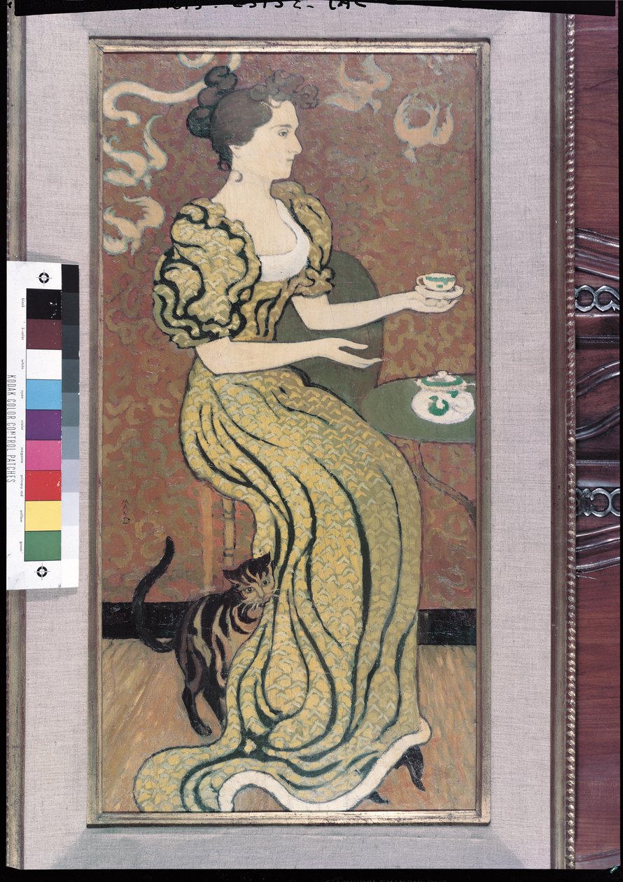 Madame Ranson a její kočka, kolem roku 1892 od Maurice Denis
