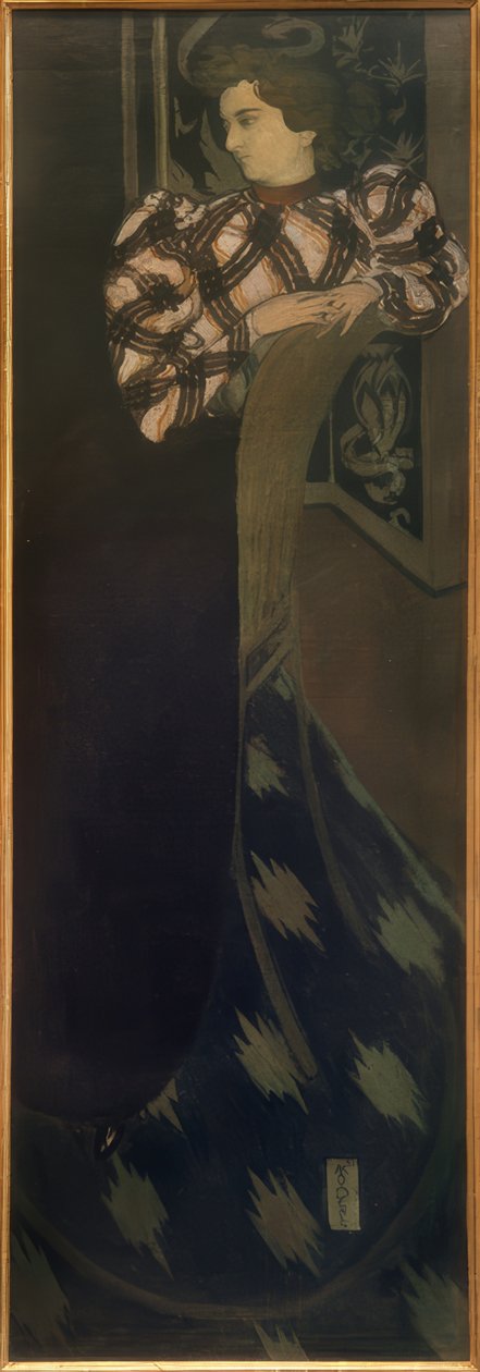 Madame Ranson v zeleném od Maurice Denis