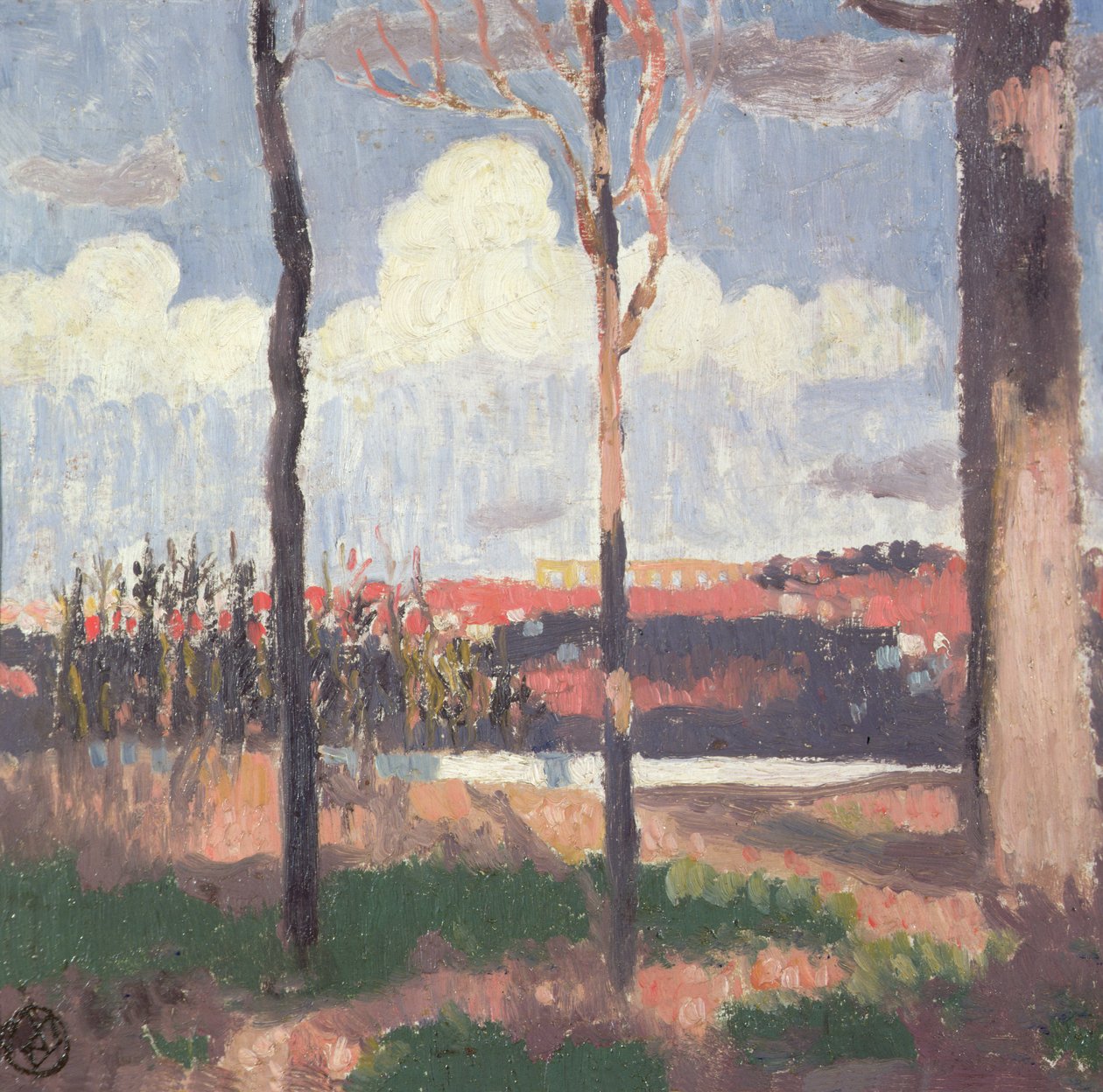 Akvadukt Marly při pohledu z Pecq od Maurice Denis