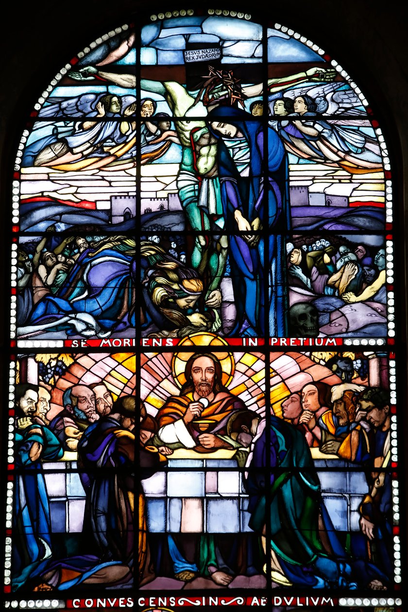 Muzeum Maurice Denise, Saint Germain en Laye, Francie, kaple Saint Louis (1919-1930) (vitráže) od Maurice Denis