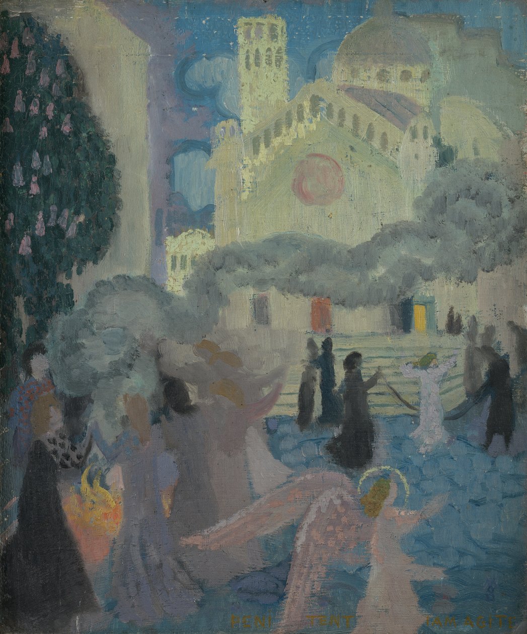 Pokání, cca 1896 (olej na palubě) od Maurice Denis