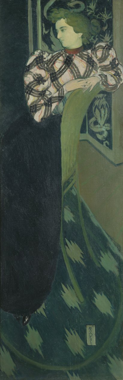 Portrét madam Ransonové v zeleném, 1893 od Maurice Denis