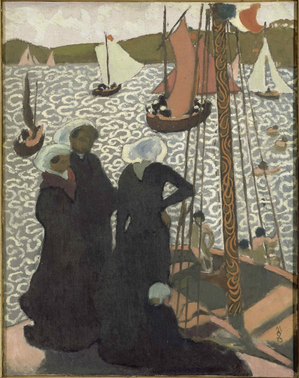 Regaty Régates à Perros-Guirec Regattas v Perros-Guirec, 1892. od Maurice Denis
