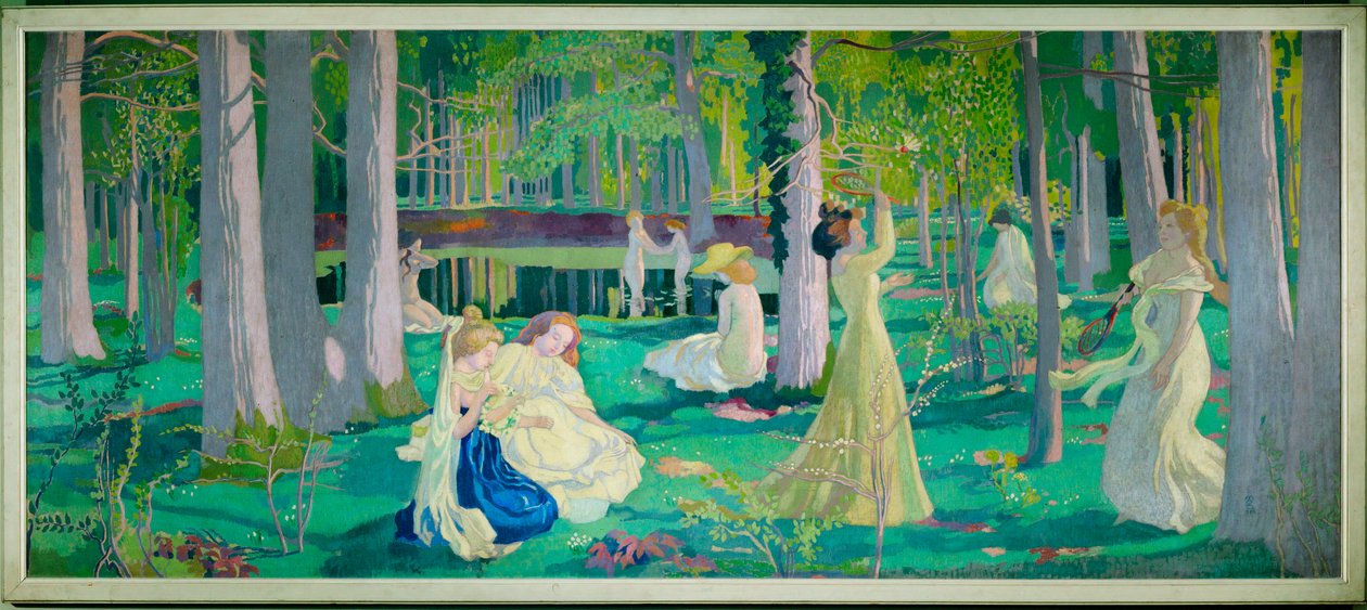Raketoplán (malba na plátně) od Maurice Denis